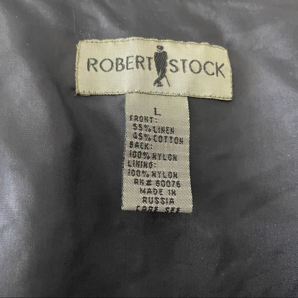 Vintage Robert Stock Abstract Print Men’s Vest Size Large - Picture 6 of 7